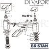 Bristan Hampton Bath Filler Spares